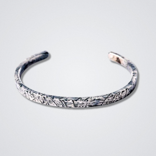 Hammered Fire Cuff