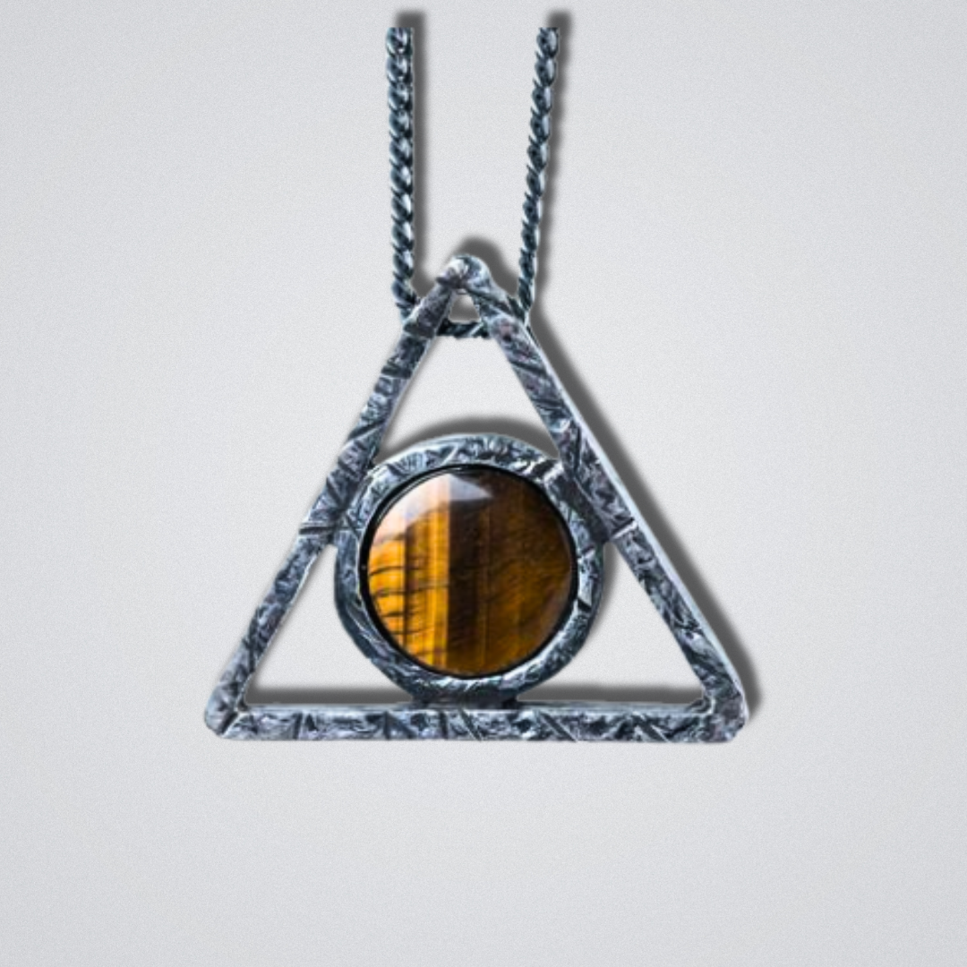 Tiger Eye Cosmos Necklace