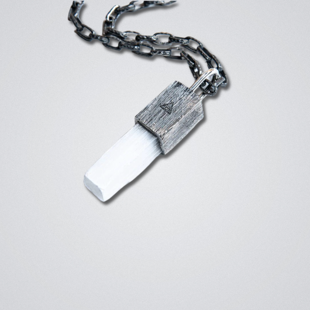 Selenite Amulet