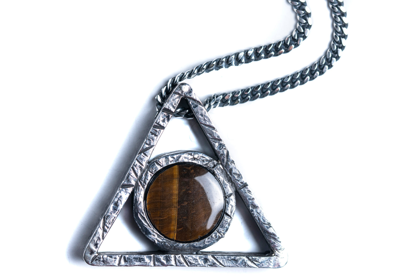 Tiger Eye Cosmos Necklace