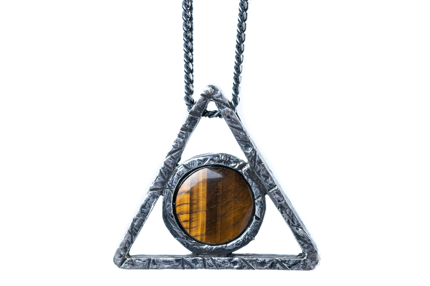 Tiger Eye Cosmos Necklace