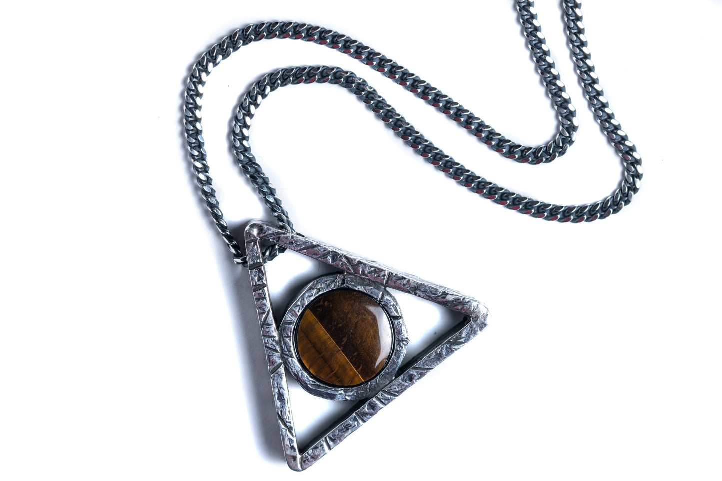 Tiger Eye Cosmos Necklace