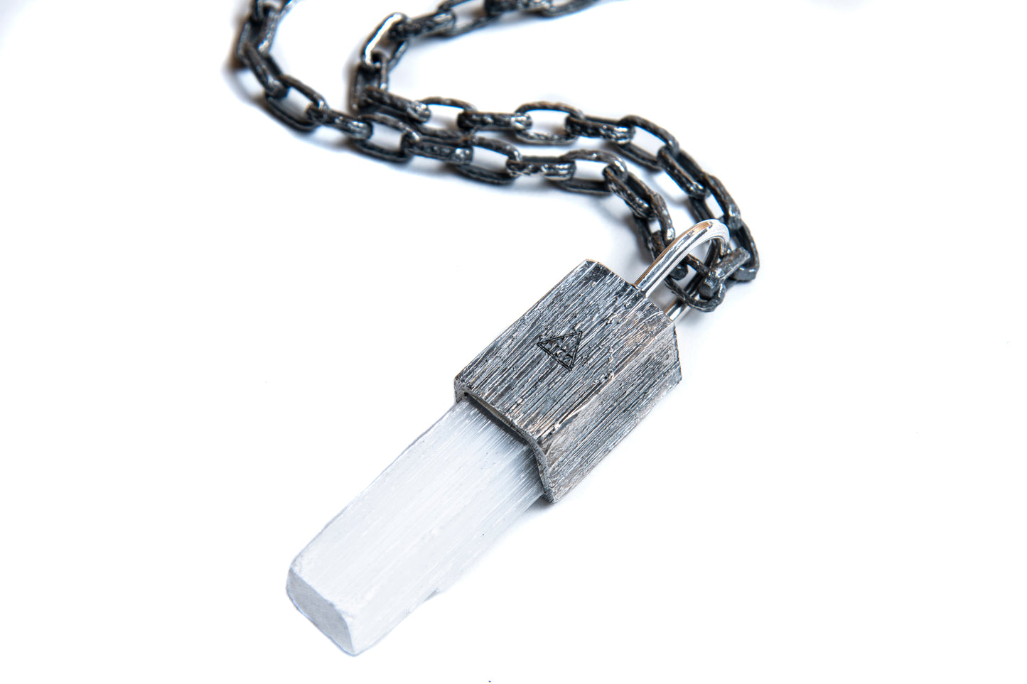 Selenite Amulet